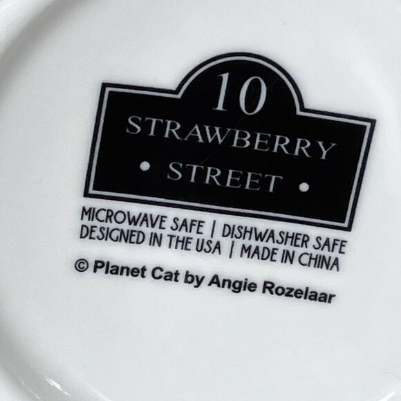 10 Strawberry Street Planet Cat Literary Mug Kitty Book Covers Angie Rozelaar - Picture 7 of 10